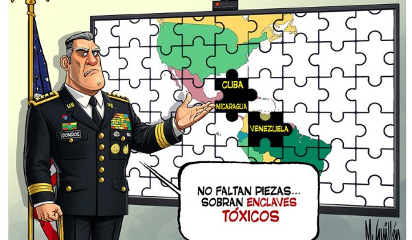 Caricatura 13/02/2026 / Los enclaves militares tóxicos