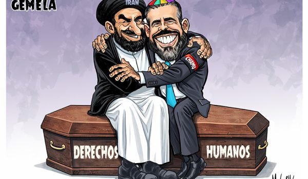 Caricatura 14/02/2026 / Visión gemela