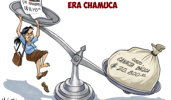 Caricatura 18/02/2026 /Docentes con indecentes salarios