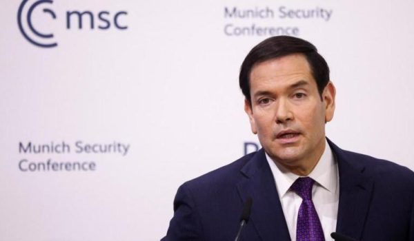 El secretario de Estado de EE.UU., Marco Rubio, en su discurso en la Conferencia de Seguridad de Múnich