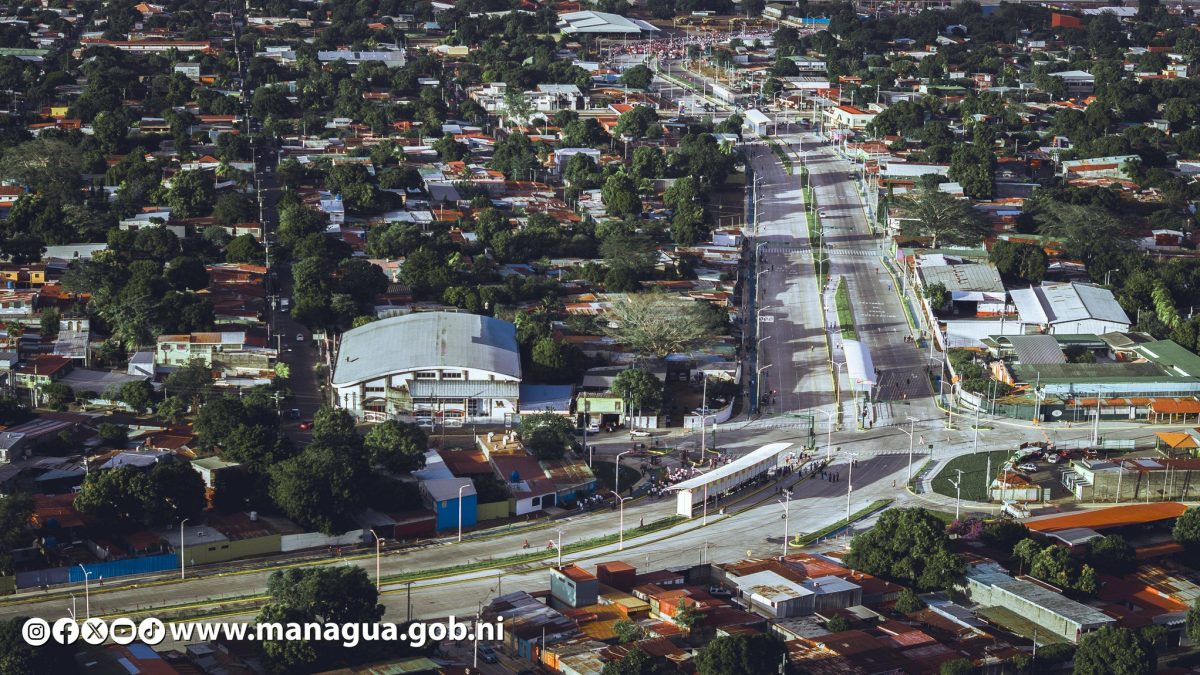 La construcción del Tramo Cuatro de la pista duró más de dos años. Foto Alcaldía de Managua