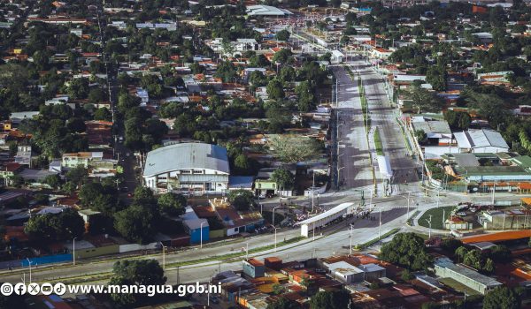 La construcción del Tramo Cuatro de la pista duró más de dos años. Foto Alcaldía de Managua