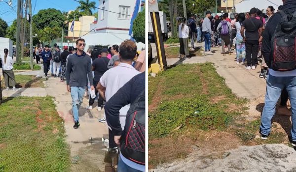 Cubanos abarrotan la Embajada de Nicaragua en La Habana, tras el fin del libre visado