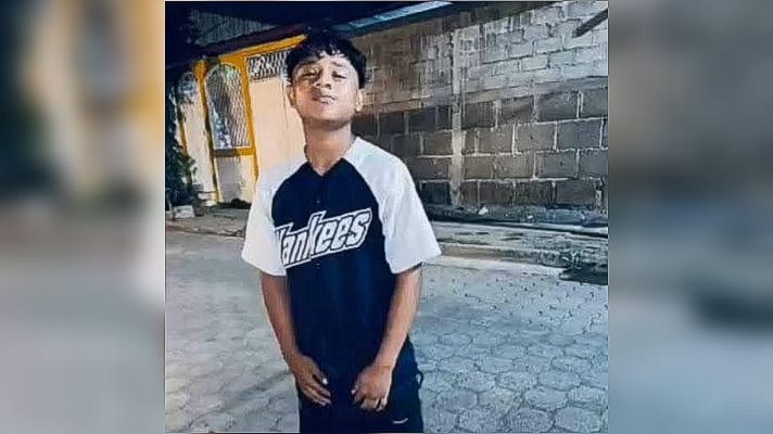 Adolescente Alejandro Daniel Torres López, de 15 años, fue asesinado de un balazo en Managua. Foto: La Primerísima.