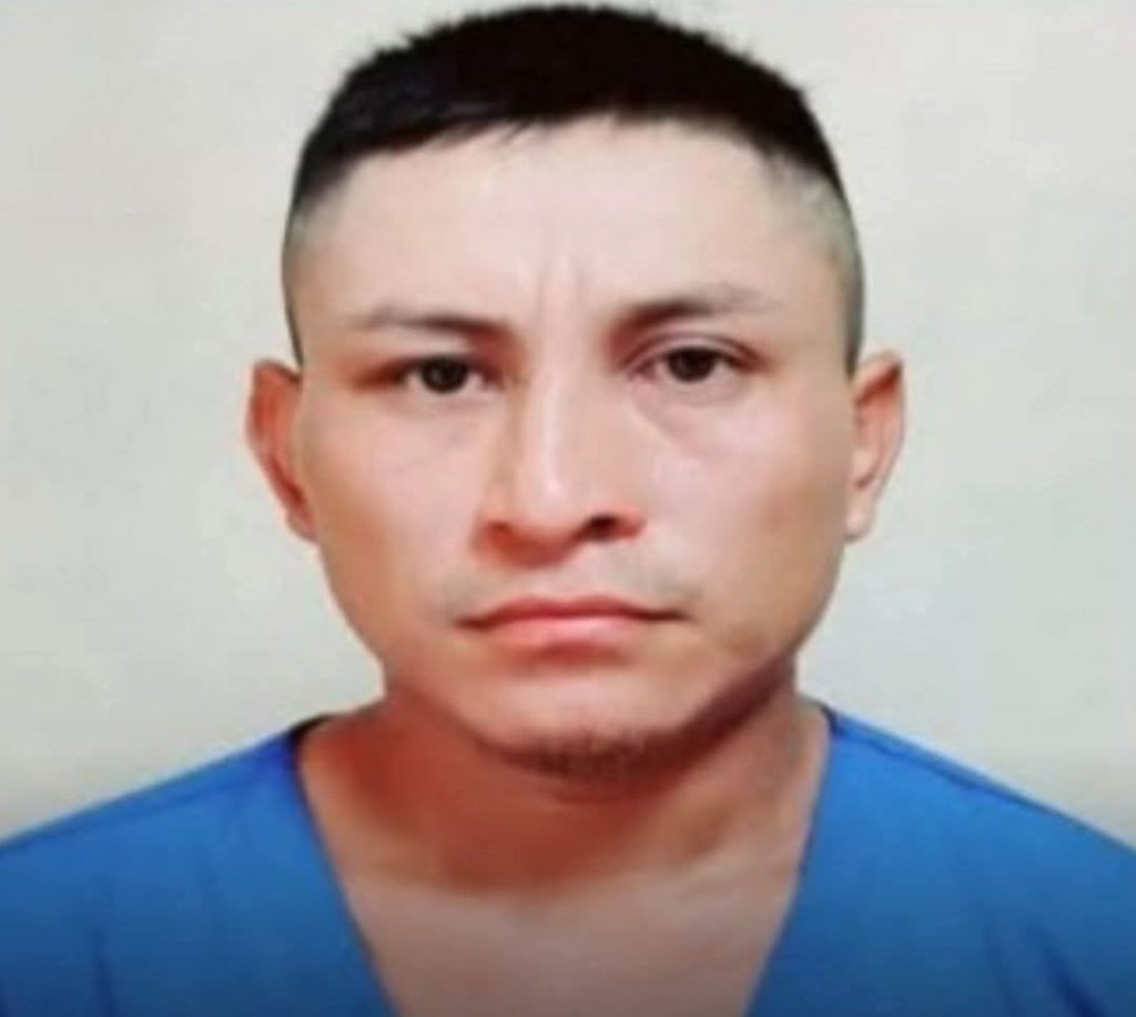 Julmen Isaac Hernández Zamora, de 28 años, condenado por asesinar a su padre en Siuna. Foto: Policía Nacional. 