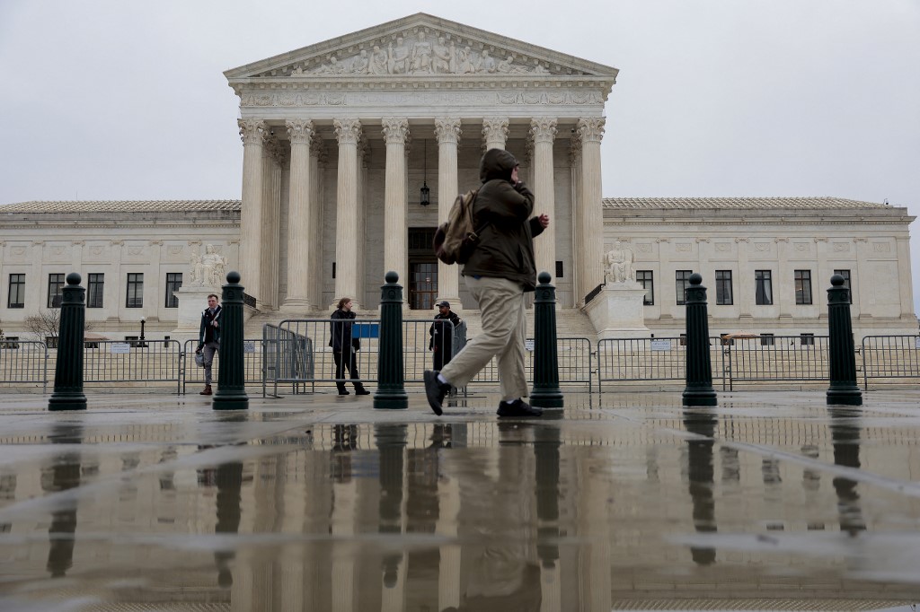 Imagen de la sede de la Corte Suprema de los Estados Unidos en Washington. Heather Diehl / GETTY IMAGES NORTH AMERICA / Getty Images via AFP