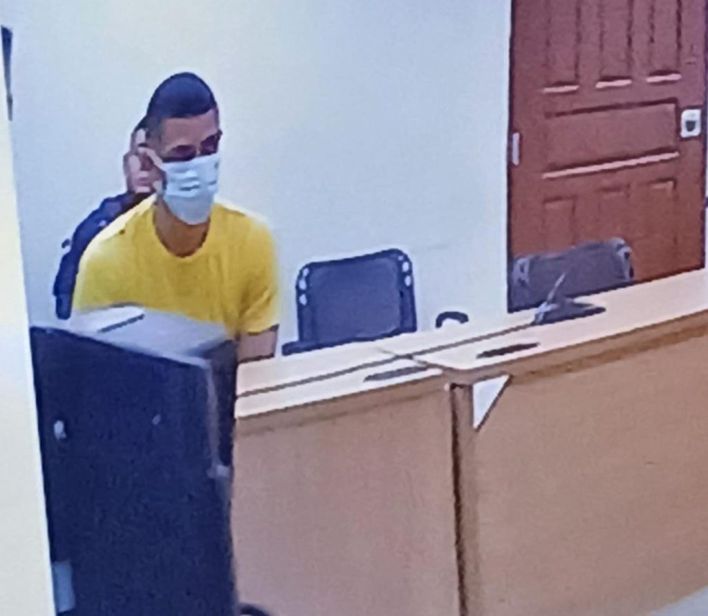 Greivin Acuña Gutiérrez, de 36 años, es presentado ante un juez después de 4 meses del crimen de la nicaragüense Perla Lagos, en Costa Rica. Foto: Cortesía.