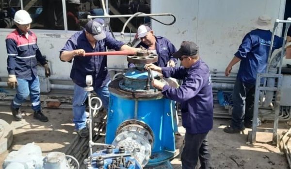Mejoras en el sistema de distribución de agua potable de Juigalpa, realizadas por Enacal en 2025. Foto: Tomada de Enacal.