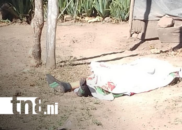Aunner Antonio Fletes Talavera, de 31 años, asesinado con arma blanca a manos de Eliut del Carmen Galeano Peralta, de 38 años. Foto: Canal 8.