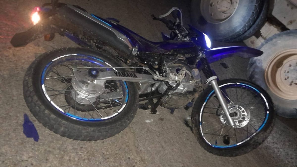 Motocicleta destruida tras accidente de tránsito en Nicaragua. Foto ilustrativa.