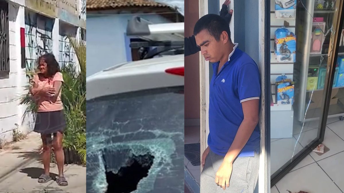 Personas con problemas mentales, desatendidas por sus familias y autoridades nicaragüenses, causan daños a bienes y propiedades privadas mientras deambulan por las calles de Ocotal y Estelí. Foto: Tomadas de redes sociales.