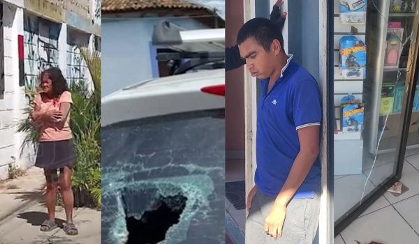 Personas con problemas mentales, desatendidas por sus familias y autoridades nicaragüenses, causan daños a bienes y propiedades privadas mientras deambulan por las calles de Ocotal y Estelí. Foto: Tomadas de redes sociales.