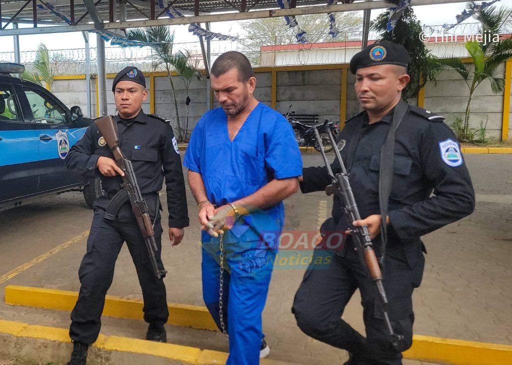 Mario Alberto Mora, de 52 años, presunto homicida de Eloísa Chavarría, de 65. Foto: Boaco Noticias/Facebook.