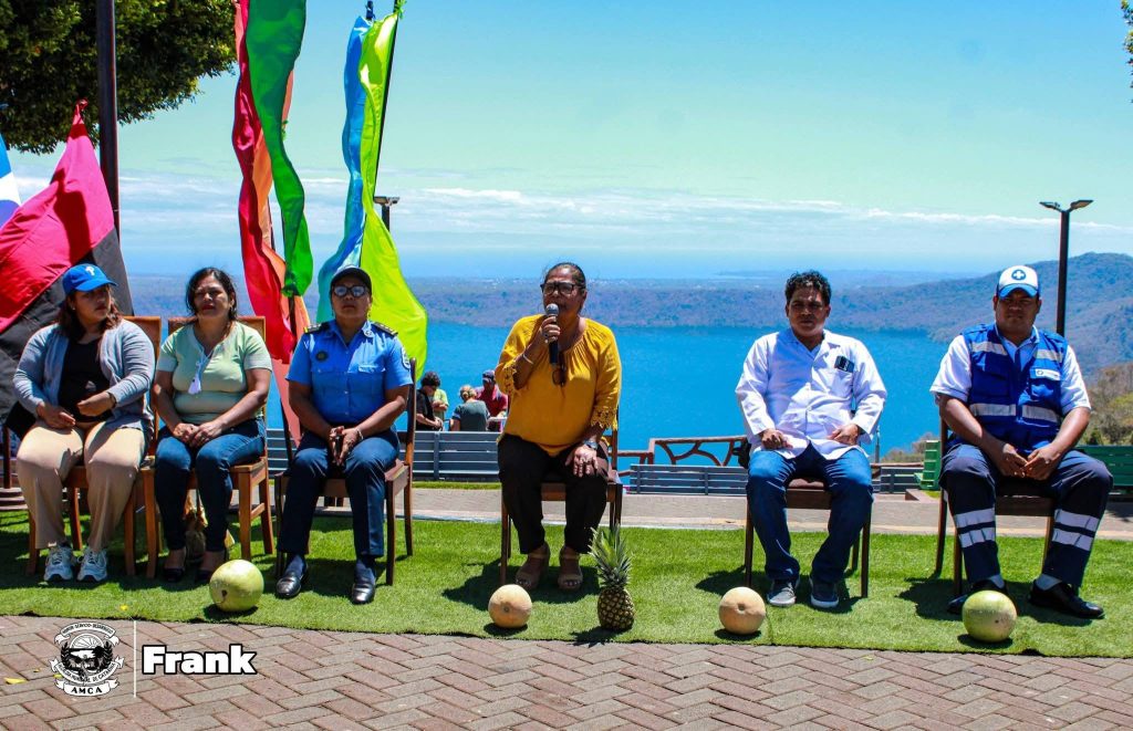 Autoridades municipales en Catarina, Masaya. Lanzamiento Plan Verano 2026.