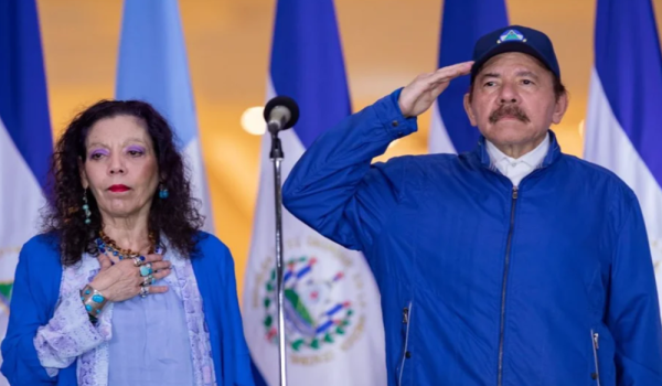 Rosario Murillo y Daniel Ortega presiden acto oficial. Foto: Tomada de El 19 Digital