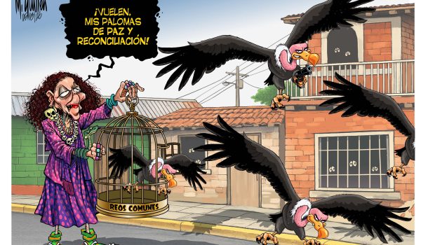 Caricatura 05/03/2026 / Las palomas de la paz chamuca