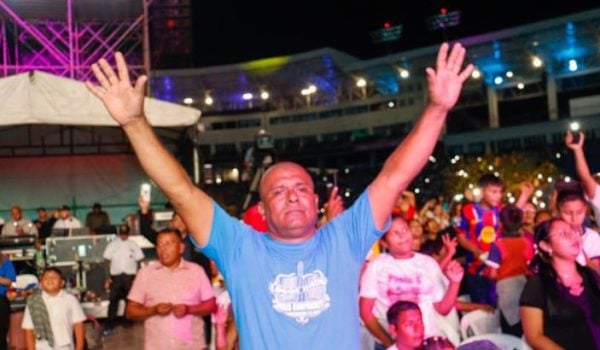 “Festival de la Familia”, una actividad evangélica apoyada por el régimen mientras mantiene ataques contra la libertad religiosa. Foto: medios oficialistas.