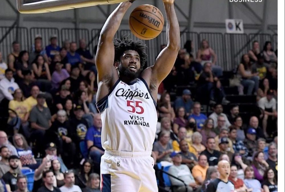 Norchad Omier destaca con los Clippers de San Diego en la NBA G-League. LA PRENSA/ CORTESÍA