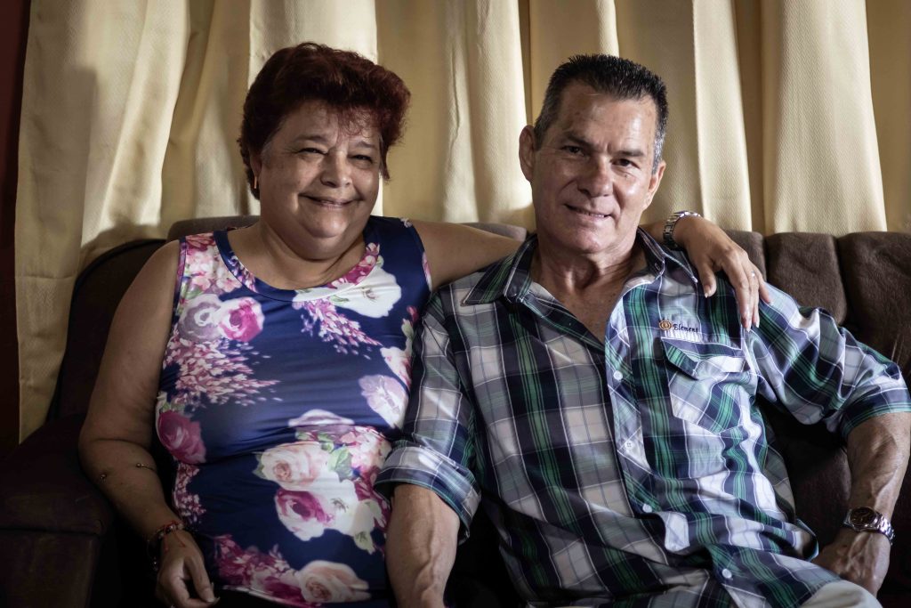 Yiyo y su esposa Marley Castro, casados desde 1980. LA PRENSA/ ÓSCAR NAVARRETE