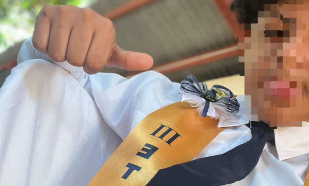 Un adolescente de 12 años estuvo a punto de perder la vida tras ser arrollado por una rastra en Managua. Foto: Orozco Yey/Facebook.
