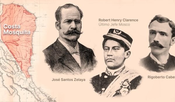 El general José Santos Zelaya reincorporó a Nicaragua la parte de la Costa Mosquita que hoy es la Costa Caribe del país, a través del general Rigoberto Cabezas. El último jefe mosco, protegido por Inglaterra, fue Robert Henry Clarence, conocido como Robert II, quien gobernó hasta 1894. LA PRENSA/ ARTE