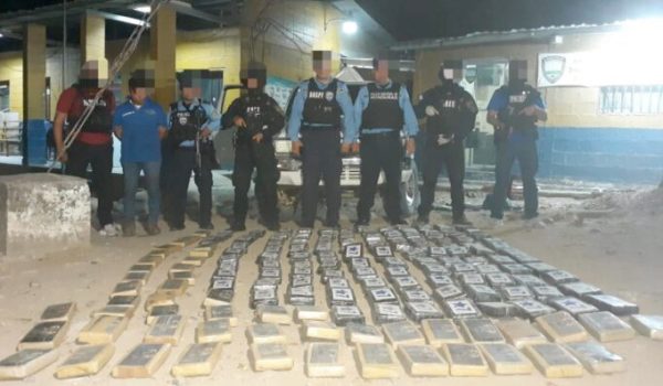 Honduras decomisa cocaína valorada en más de US$1.6 millones proveniente de Nicaragua