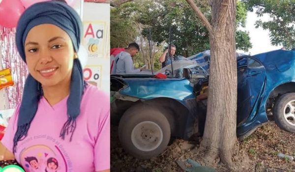 Destacada profesora de preescolar pierde la vida en accidente vial
