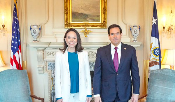 Machado sostuvo «excelente» reunión con Marco Rubio en EE. UU.