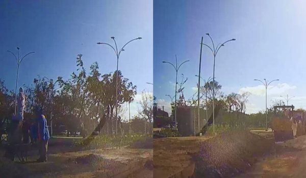 Paseo Edith Grön comenzó a construirse en septiembre de 2025. Su entrega se ha pospuesto en tres ocasiones. Foto: Cortesía.