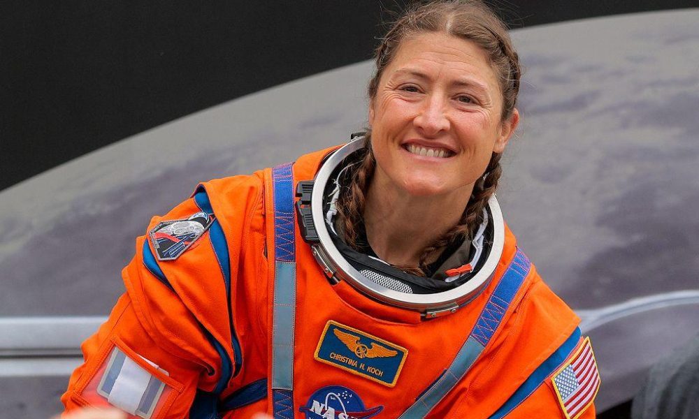 Getty Images 13 años después de ser seleccionada para convertirse en astronauta, Koch está realizando su sueño de infancia de viajar a la Luna.