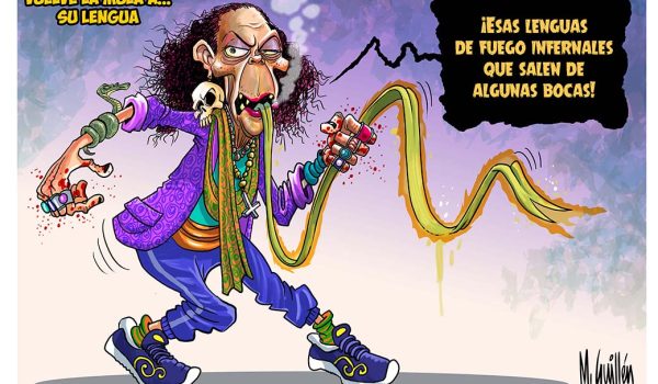 Caricatura 05/04/2026 / Vuelve la lengua de fuego