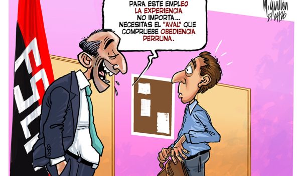 Caricatura 27/04/2026 / El aval perruno