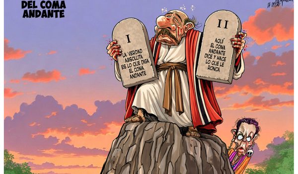 Caricatura 23/04/2026 / Los Mandamientos del Coma Andante