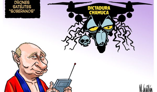 Caricatura 30/04/2026 / Drones satélites