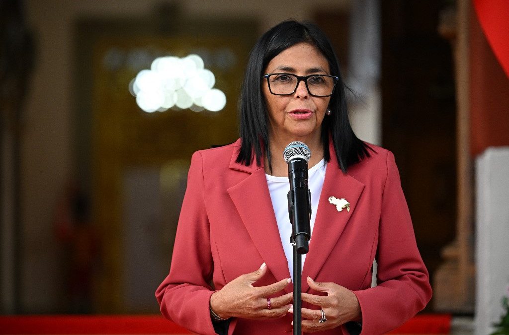 La presidenta encargada de Venezuela, Delcy Rodríguez, asumió las riendas del país tras la captura de Nicolás Maduro por fuerzas estadounidenses en Caracas. LA PRENSA/FEDERICO PARRA