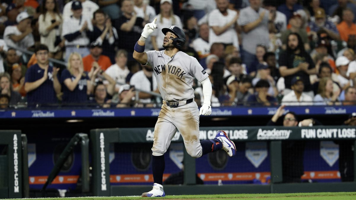 José Caballero, infielder panameño de los Yanquis de Nueva York
