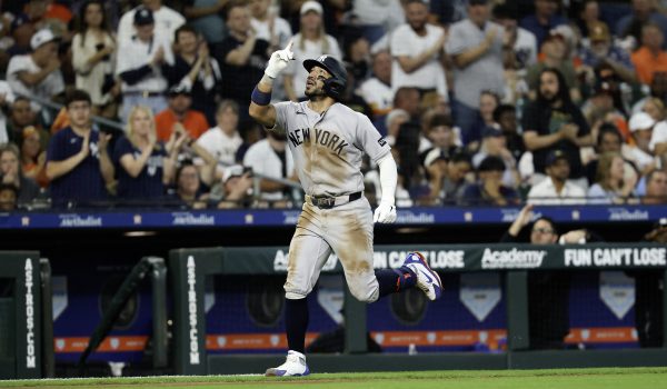 José Caballero, infielder panameño de los Yanquis de Nueva York