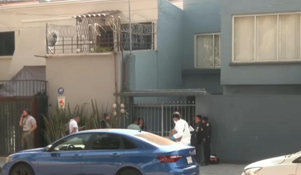 Vivienda en la que una familia completa fue asesinada en Ciudad de México. Foto: Captura de video/NMás