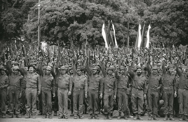 Reservistas del sandinismo en la década de 1980. LA PRENSA/ ARCHIVO PERSONAL/ ÓSCAR NAVARRETE