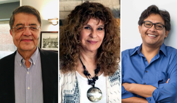 De izquierda a derecha: Sergio Ramírez, Gioconda Belli y Arquímedes González. LA PRENSA