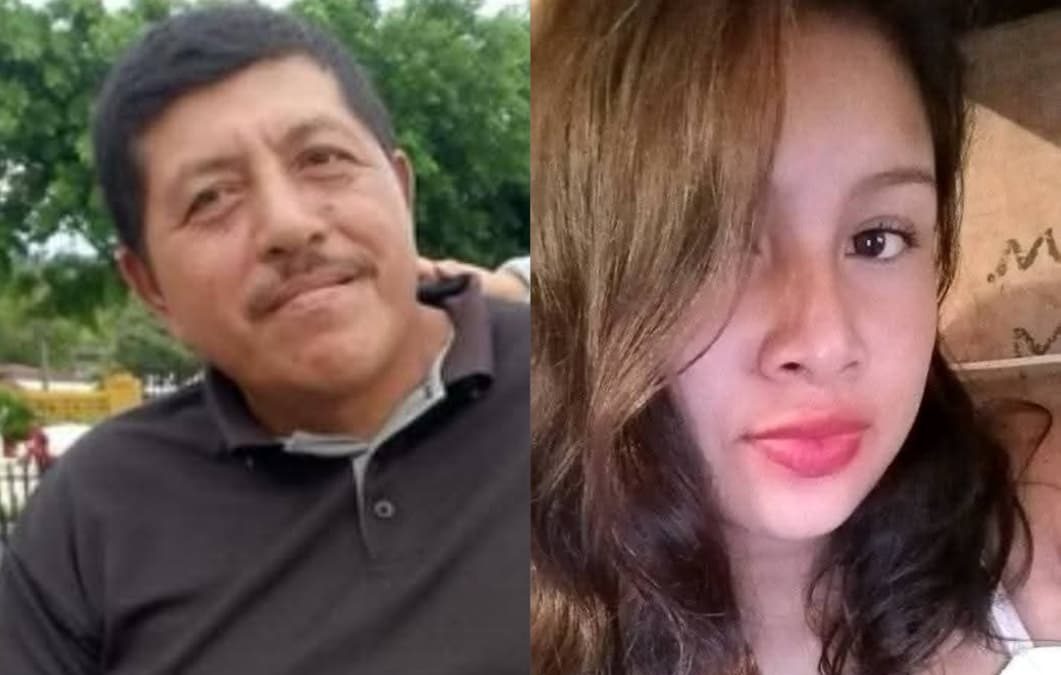 Aldo Meneses, de 50 años ( a la izquierda) y Eymi Mendoza, de 18 años (a la derecha), fueron las víctimas mortales por rayo el fin de semana. Foto: Ya Occidente Informa/Facebook.