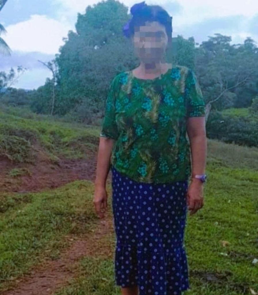 María Migdonia Téllez Peña, de 54 años, fue brutalmente asesinada en el municipio El Rama, en Costa Caribe Sur.