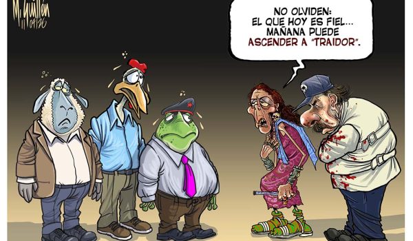 Caricatura 12/04/2026 / Los leales «ascienden»