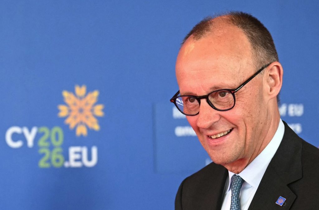 El canciller de Alemania, Friedrich Merz. NICOLAS TUCA/AFP