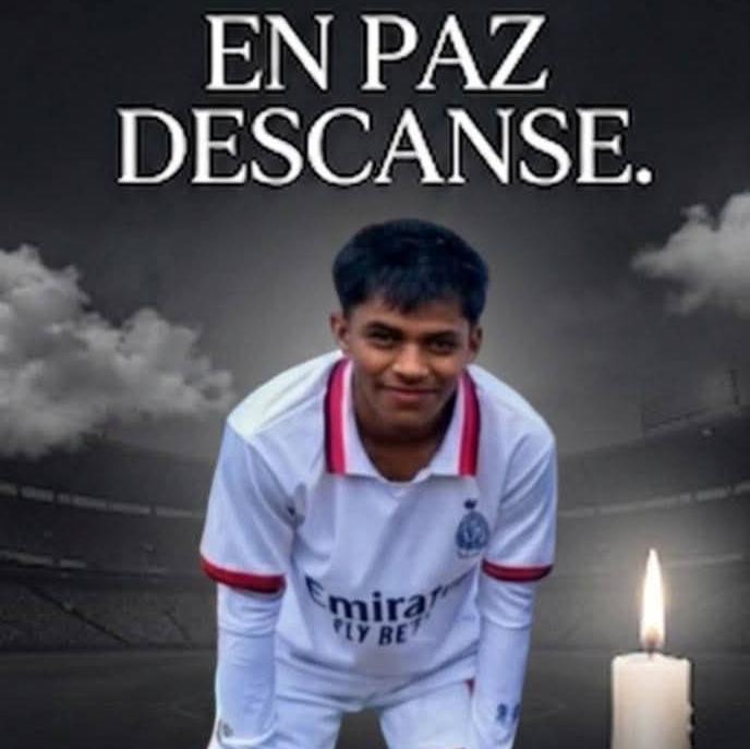 El joven futbolista Dorian Messrain Laynez Osegueda, de 20 años, se rindió a la muerte dos días después de sufrir un accidente en moto. Foto: Femufutel Telpaneca/Facebook.