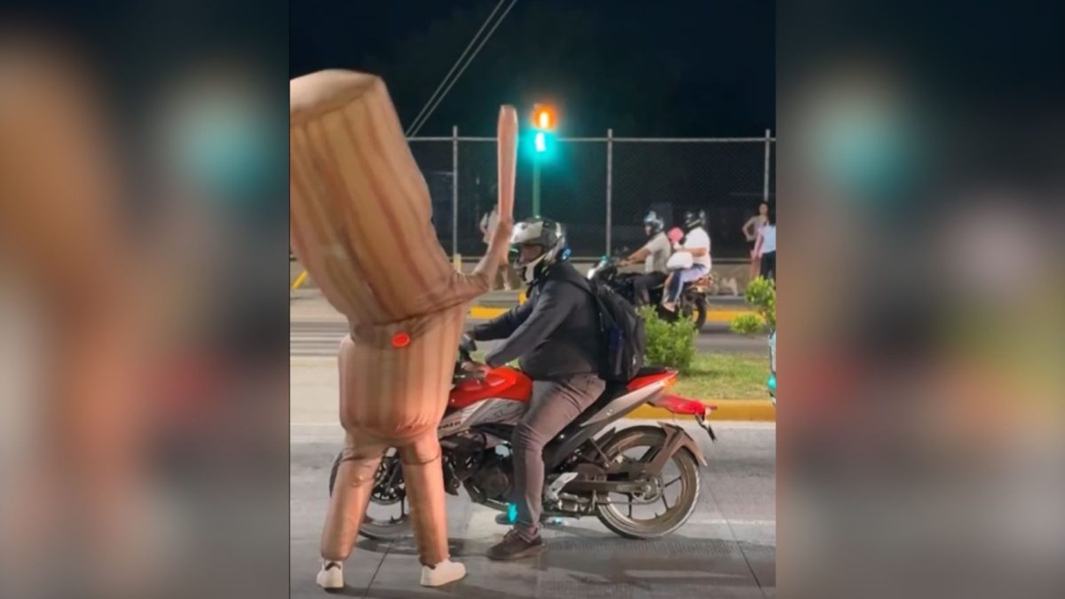 Alcaldía de Managua promueve estrategia de educación vial para promover el respeto y uso de pasos peatonales en los tramos ya inaugurados de la Pista Héroes y Mártires. Foto: Captura de video.