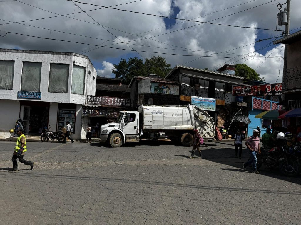 Recolección domiciliar de basura en Siuna. Foto: Tomada de la Alcaldía de Siuna.