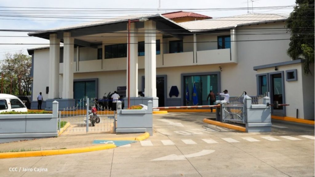 Edificio de la Corte Centroamericana de Justicia (CCJ). Foto: medios oficialistas.