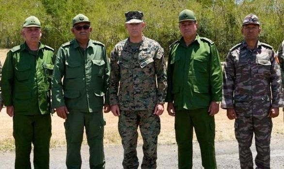El Ministerio de las Fuerzas Armadas de Cuba se pronunció sobre el encuentro. Foto: Comando Sur de Estados Unidos