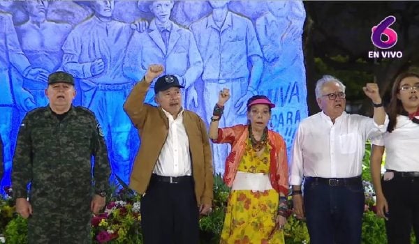 Daniel Ortega dijo que “los yankees” asesinaron a Sandino porque “le tenían realmente pánico”. FOTO: CAPTURA DE PANTALLA CANAL 6
